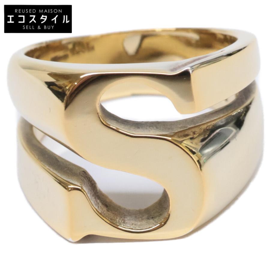 ザレタリング イニシャルSリング 新品同様 THE LETTERING ザ レタリング 21-091-510-0037-7-0 925 S