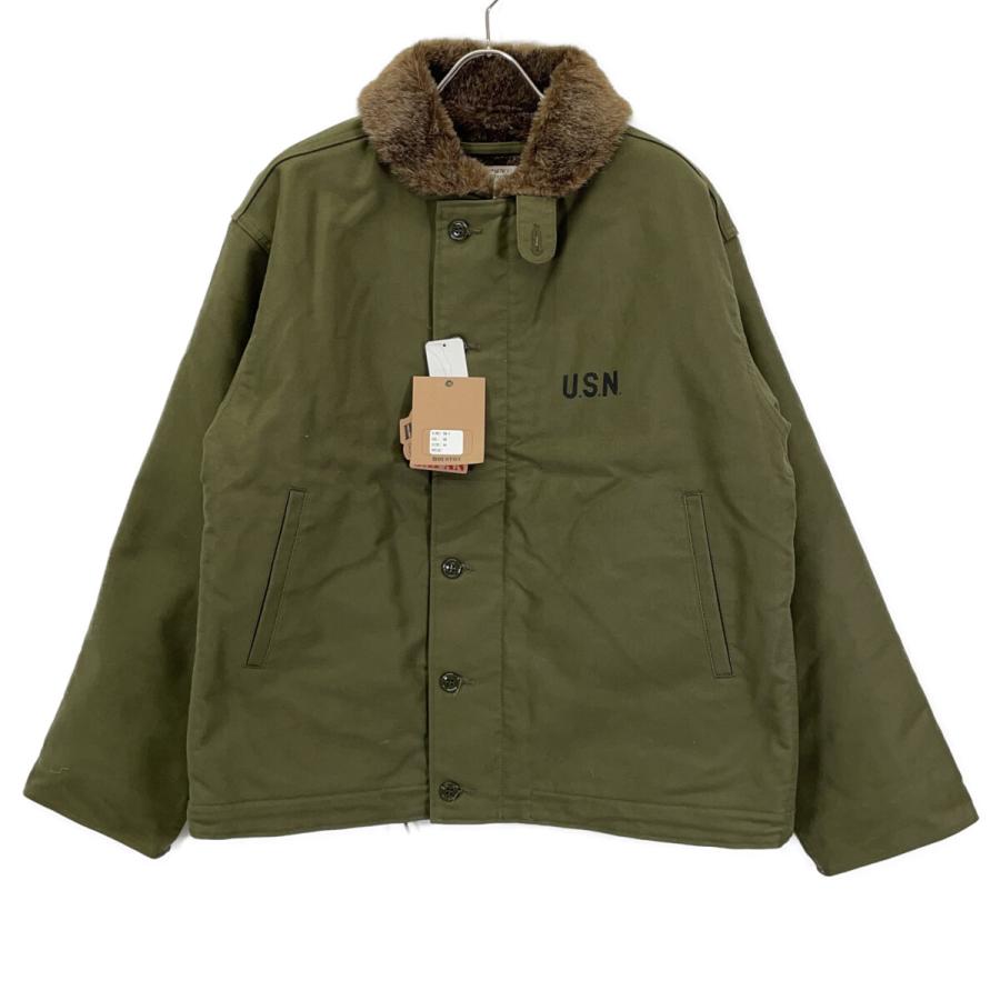 HOUSTON ヒューストン 5N-1 カーキ OD オリーブドラブ DECK Jacket