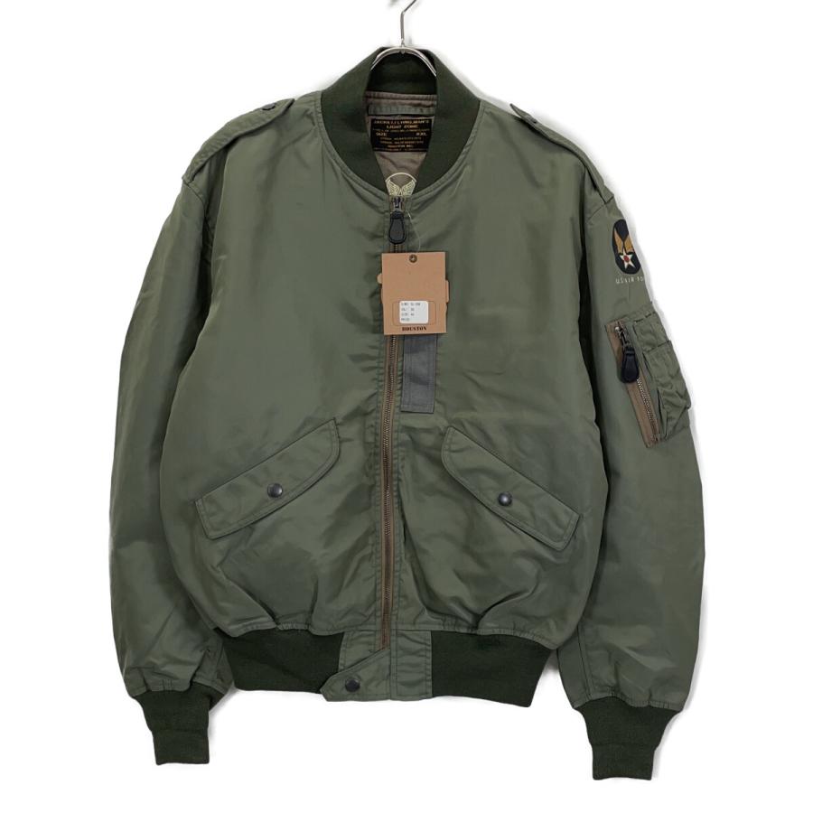 HOUSTON ヒューストン 5L-2BX セージ L-2B フライトジャケット カーキ