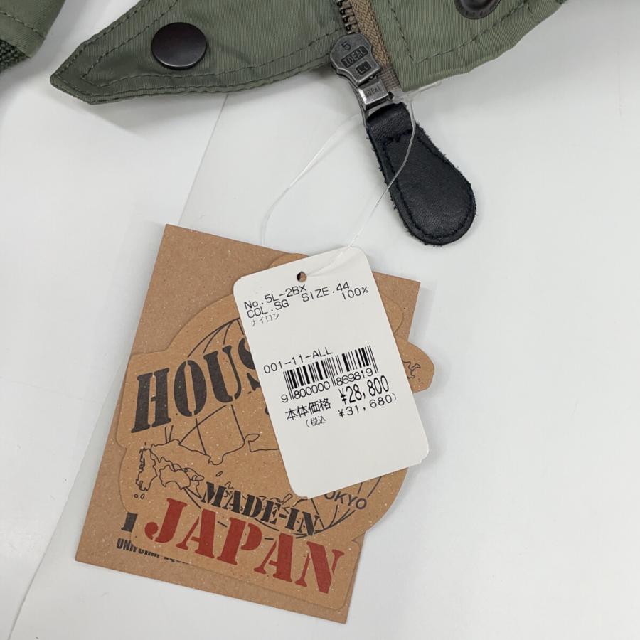 HOUSTON ヒューストン 5L-2BX セージ L-2B フライトジャケット カーキ