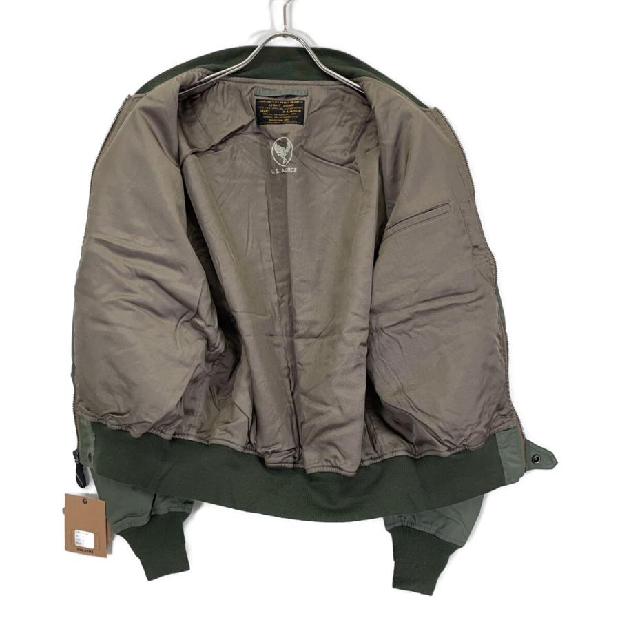 HOUSTON ヒューストン 5L-2BX セージ L-2B フライトジャケット カーキ