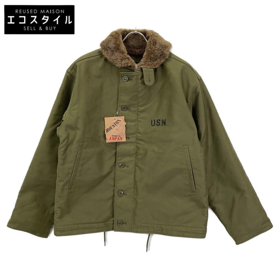 HOUSTON ヒューストン 5N-1 カーキ OD オリーブドラブ DECK Jacket