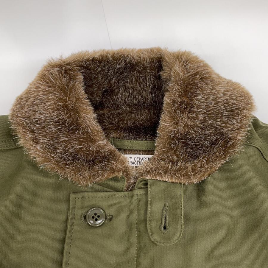 HOUSTON ヒューストン 5N-1 カーキ OD オリーブドラブ DECK Jacket 