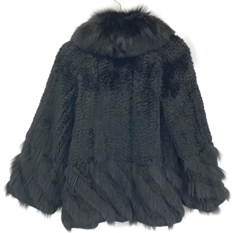 Diagram ダイアグラム 3330 4063 ブラック 毛皮 フォックスファー