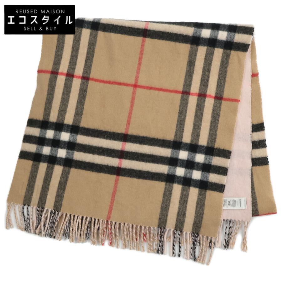 BURBERRY（バーバリー） 8035912/71B チェック カシミヤ フリンジ