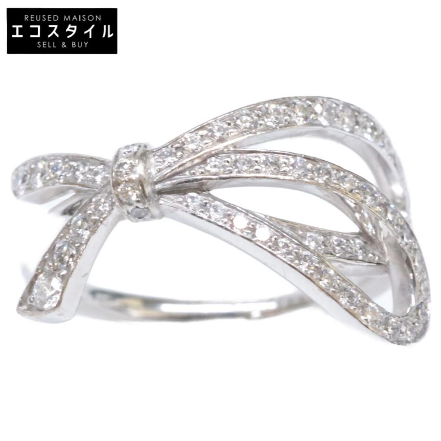 TIFFANY&Co.（ティファニー） 750 ボウ リボン ダイヤモンド リング