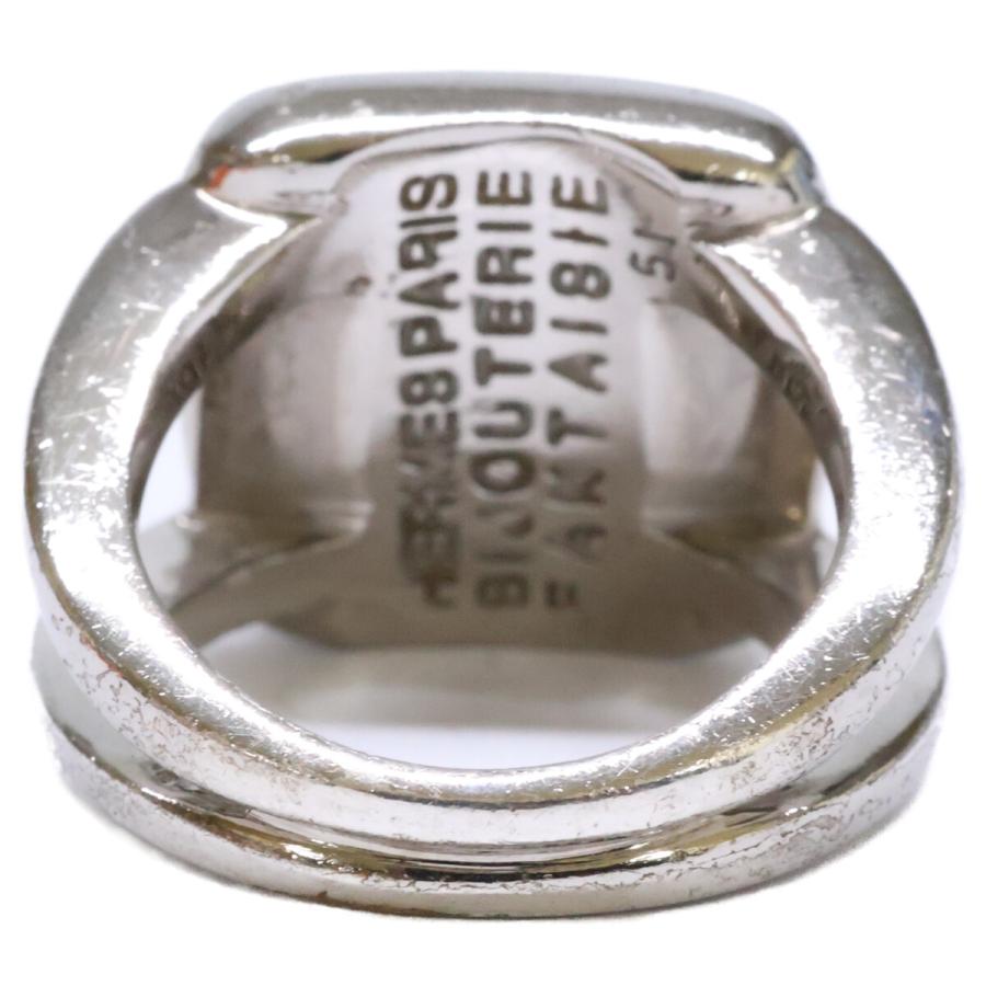 HERMES エルメス コロゾ セリエ シェル リング 指輪 51 シルバー