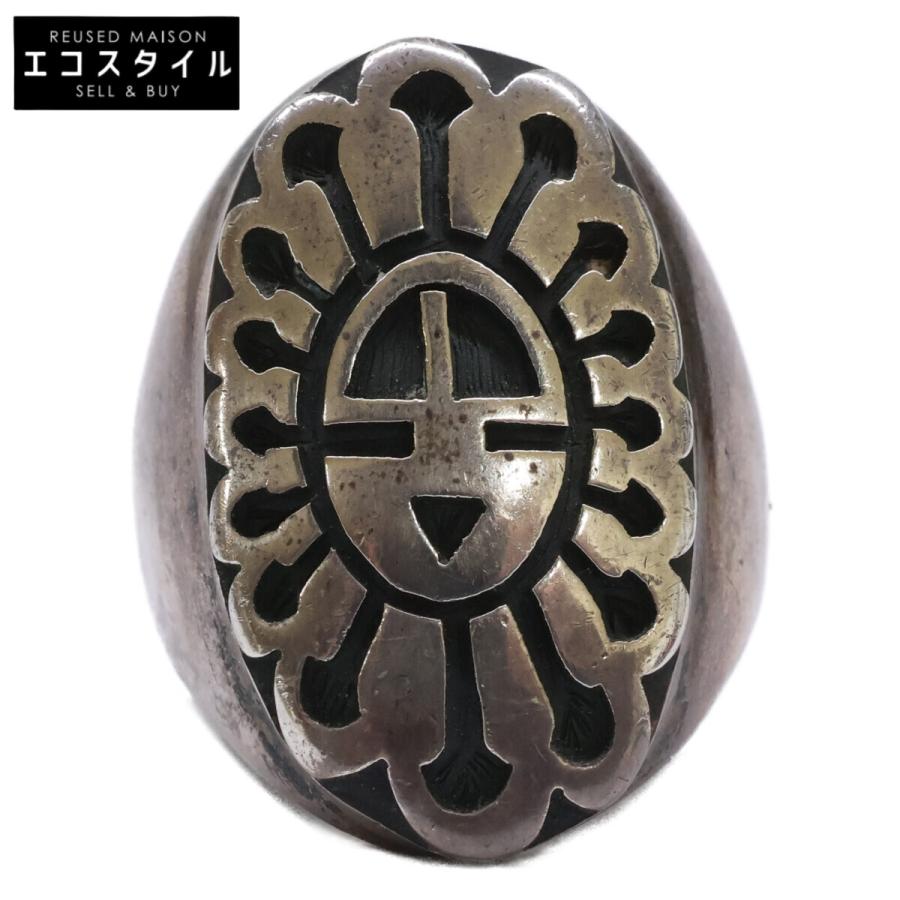 ホピ族　JOE JOSYTEWA （ジョー・ジョスィテワ）リング Joe Josytewa ジョー ジョスィテワ STERLING 925 ホピ族 サンフェイス