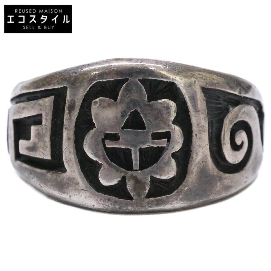 ホピ族　JOE JOSYTEWA （ジョー・ジョスィテワ）リング Joe Josytewa ジョー ジョスィテワ STERLING 925 ホピ族 サンフェイス