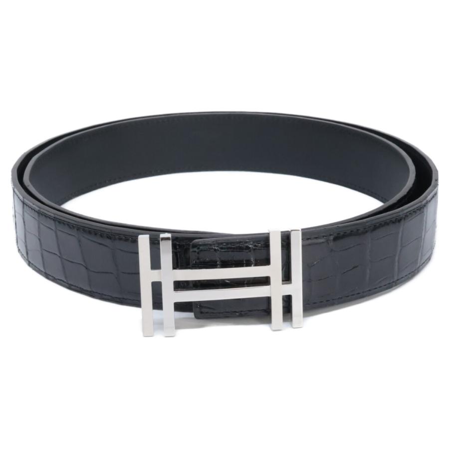 HERMES エルメス D刻印 アッシュ・オ・カレ クロコダイル ポロサス