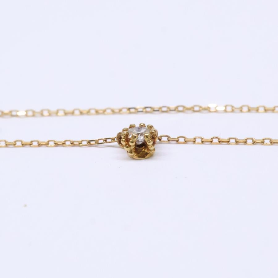 AHKAH（アーカー）K18 750 ダイヤモンド ネックレス AHKAH（アーカー） K18 750 0.045 ダイヤモンド ネックレス イエロー