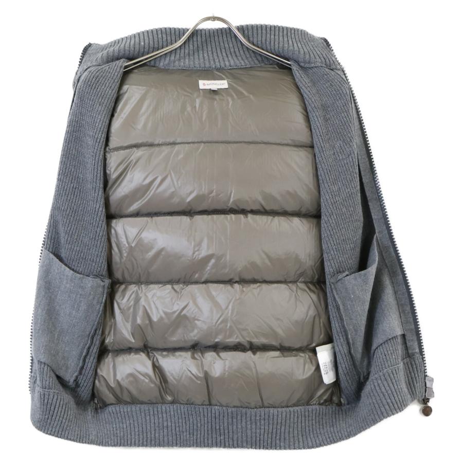 MONCLER（モンクレール） MAGLIONE TRICOT GILET ニット切替 ダウン