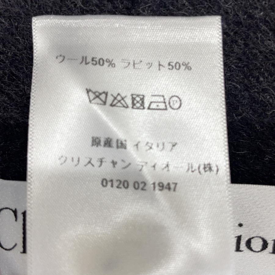 Christian Dior クリスチャンディオール 040V24A1198 ブラック×グレー ストールジャケット グレー S ジャケット ウール レディース 中古の画像