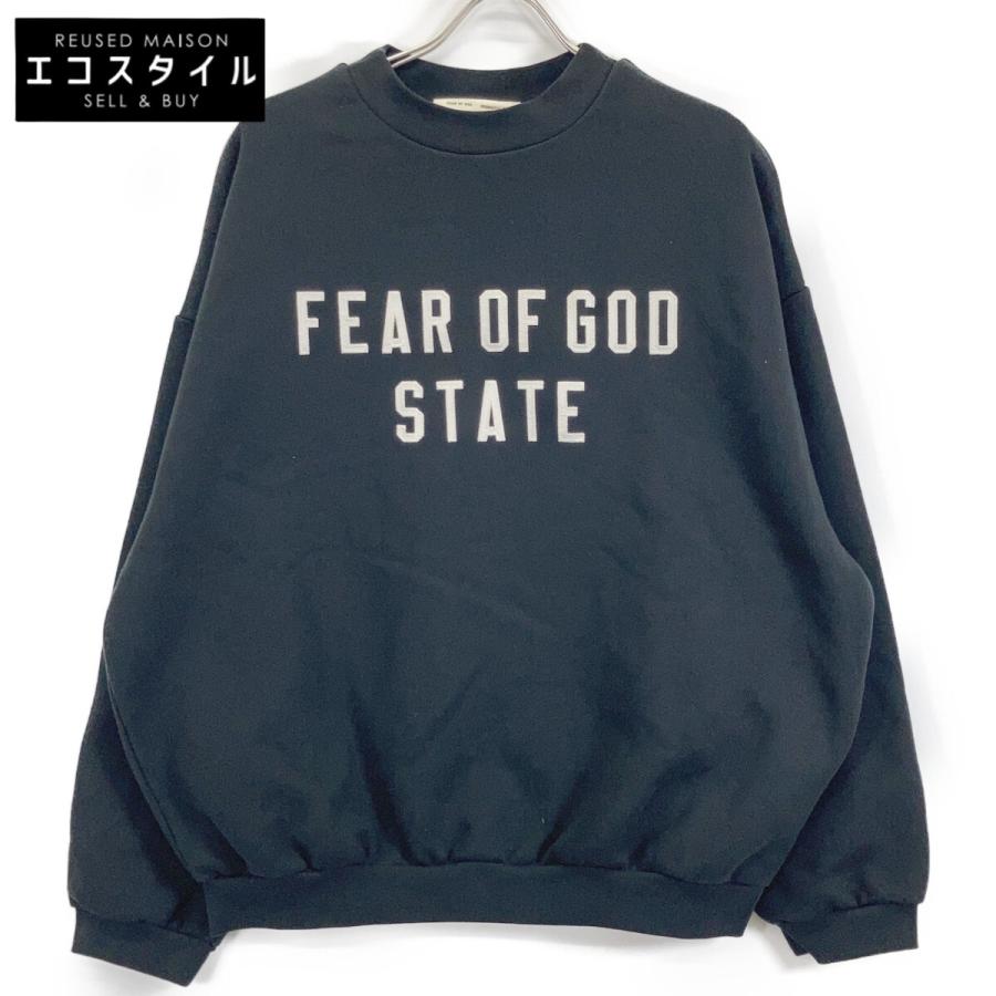 FEAR OF GOD フィアオブゴッド ブラック ヘビーフリース クルーネック