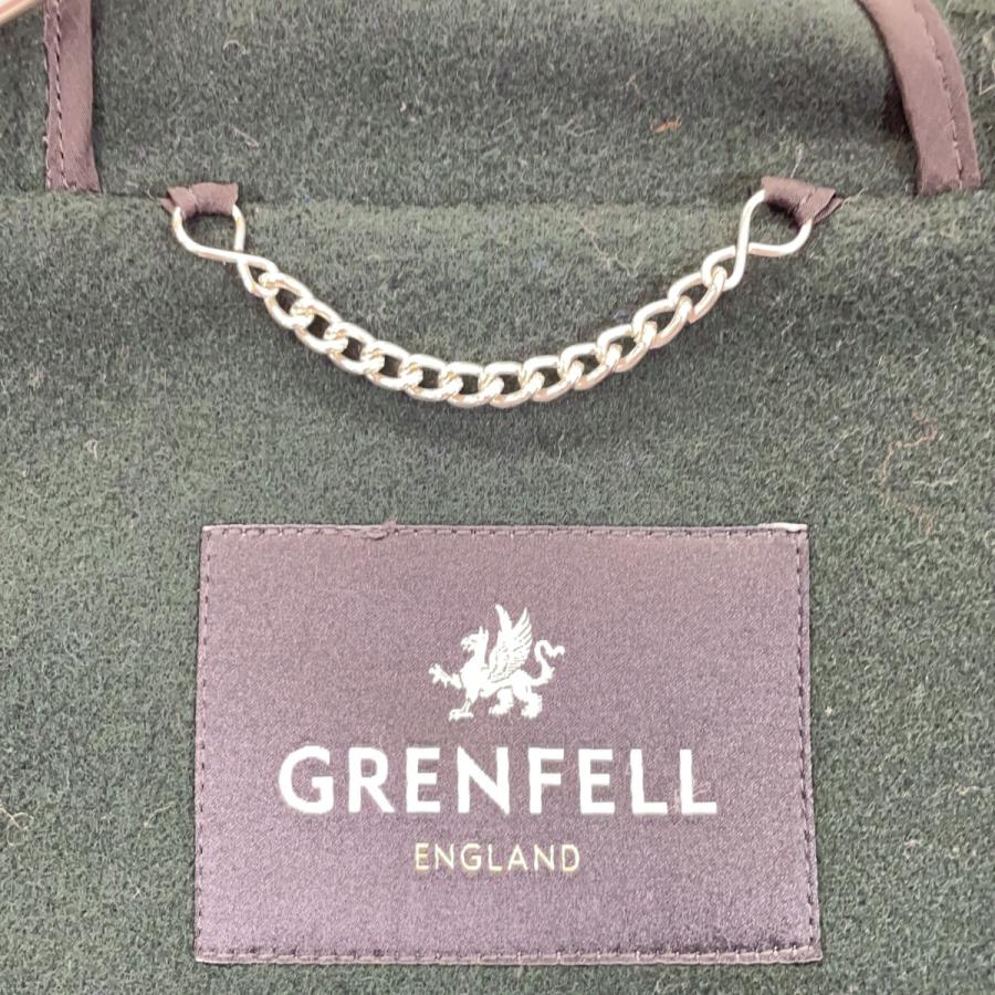 GRENFELL グレンフェル ネイビー ウール100 ダッフルコート 36 コート