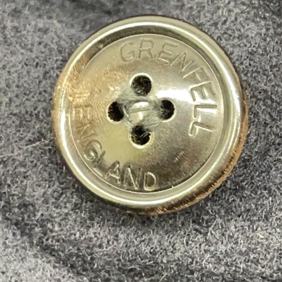 GRENFELL グレンフェル ネイビー ウール100 ダッフルコート 36 コート