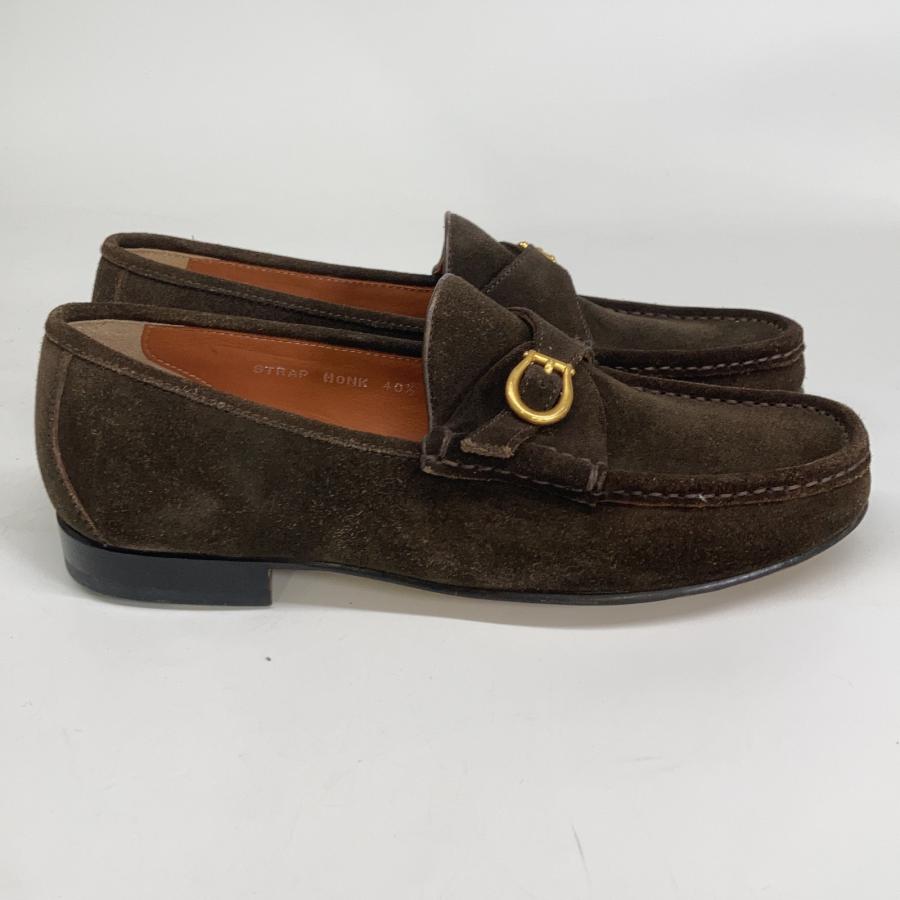美品 polpetta ポルペッタ STRAP MONK スエード モンクストラップ