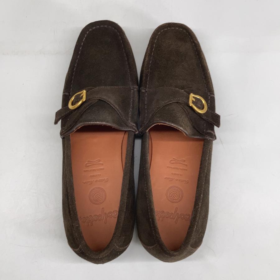 美品 polpetta ポルペッタ STRAP MONK スエード モンクストラップ