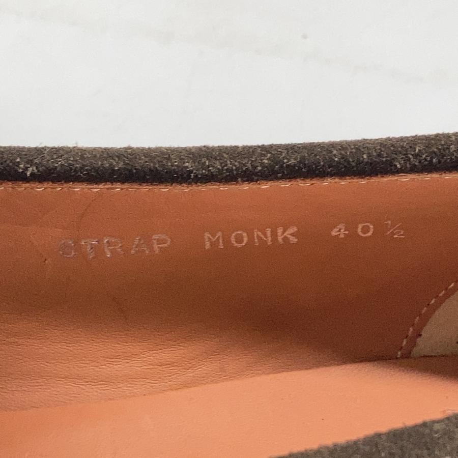 美品 polpetta ポルペッタ STRAP MONK スエード モンクストラップ