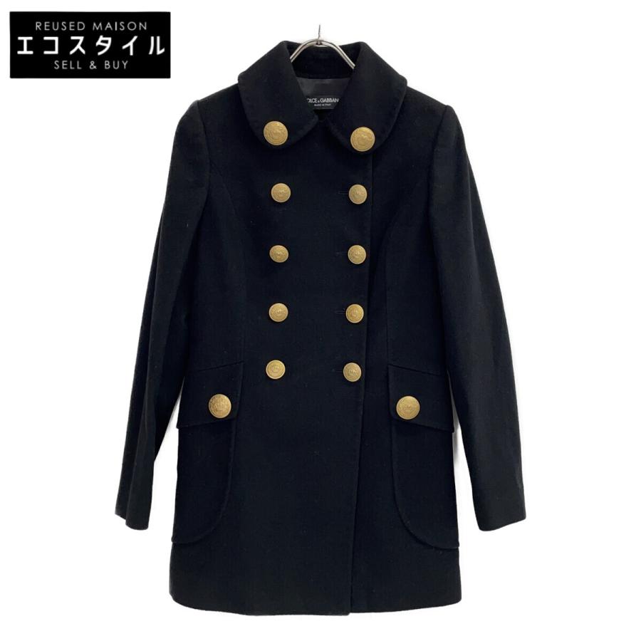 DOLCE&GABBANA ドルチェアンドガッバーナ F0W00T ブラック 金ボタン