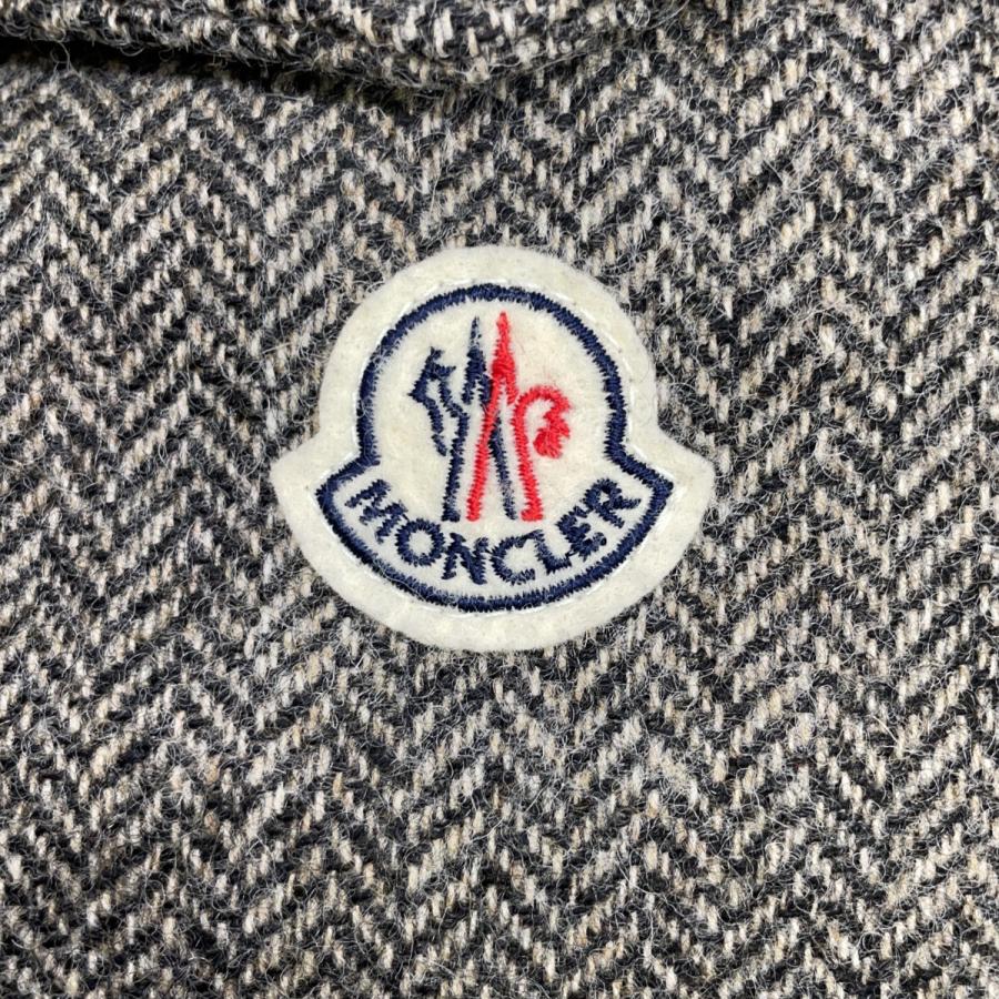 MONCLER　モンクレール　ツイード　ヘリンボーン　ダウンジャケット　2 MONCLER（モンクレール） グレー CHIMAY ヘリンボーン ツイード ダウン