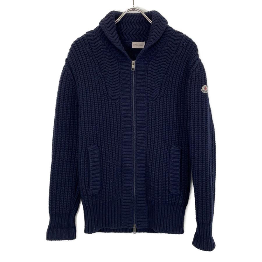 専用 MONCLER MAGLIONE TRICOT CARDIGAN ネイビー 中古・古着通販】MONCLER (モンクレール) MAGLIONE TRICOT CARDIGAN