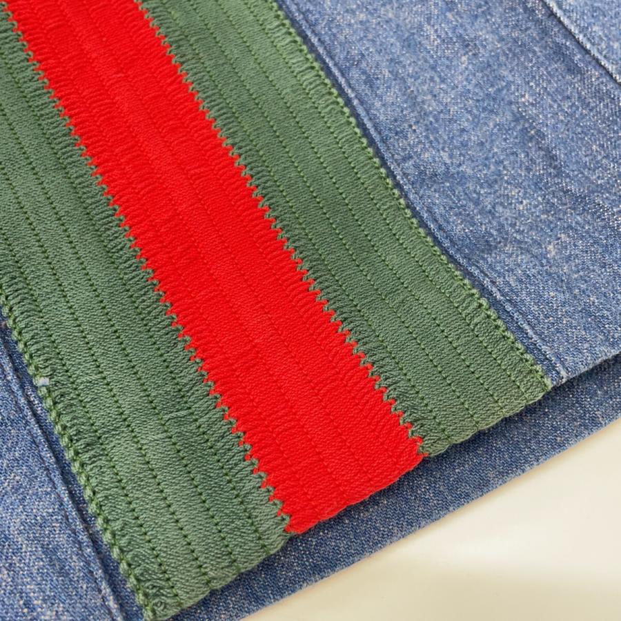 GUCCI（グッチ） 573410 シェリーライン デニム スカート インディゴ