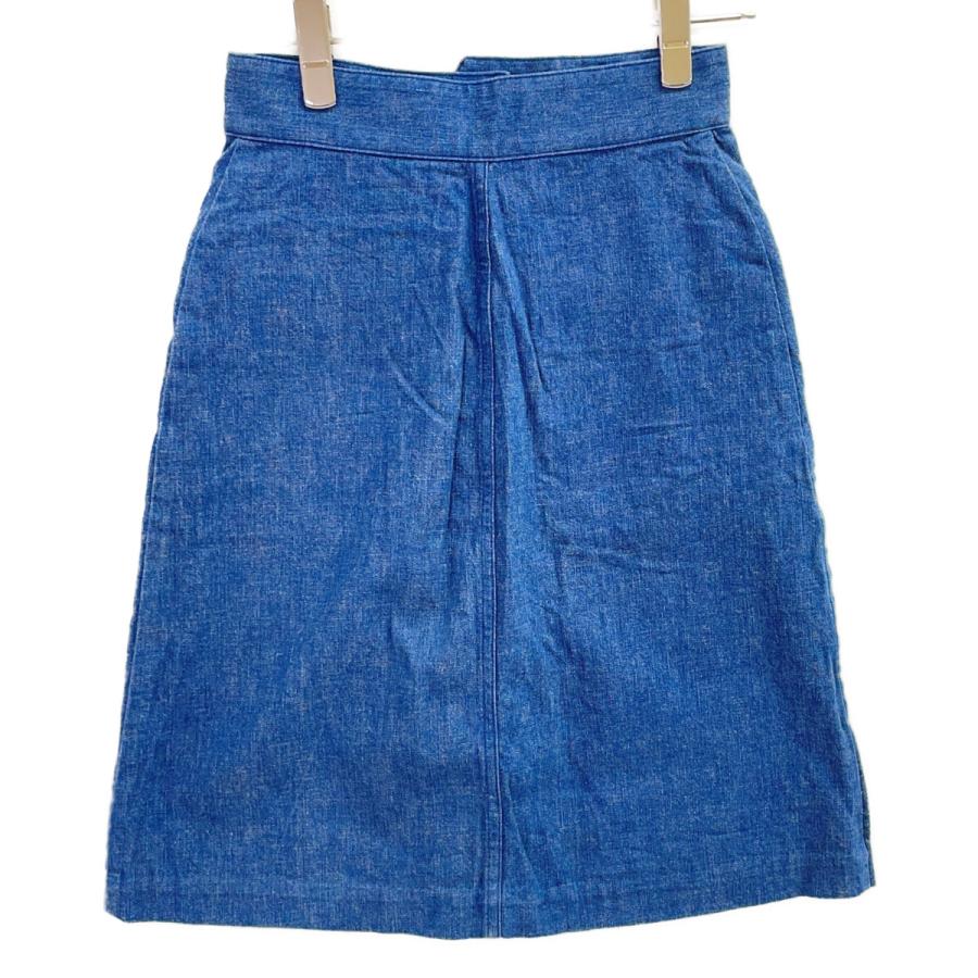 GUCCI（グッチ） 573410 シェリーライン デニム スカート インディゴ