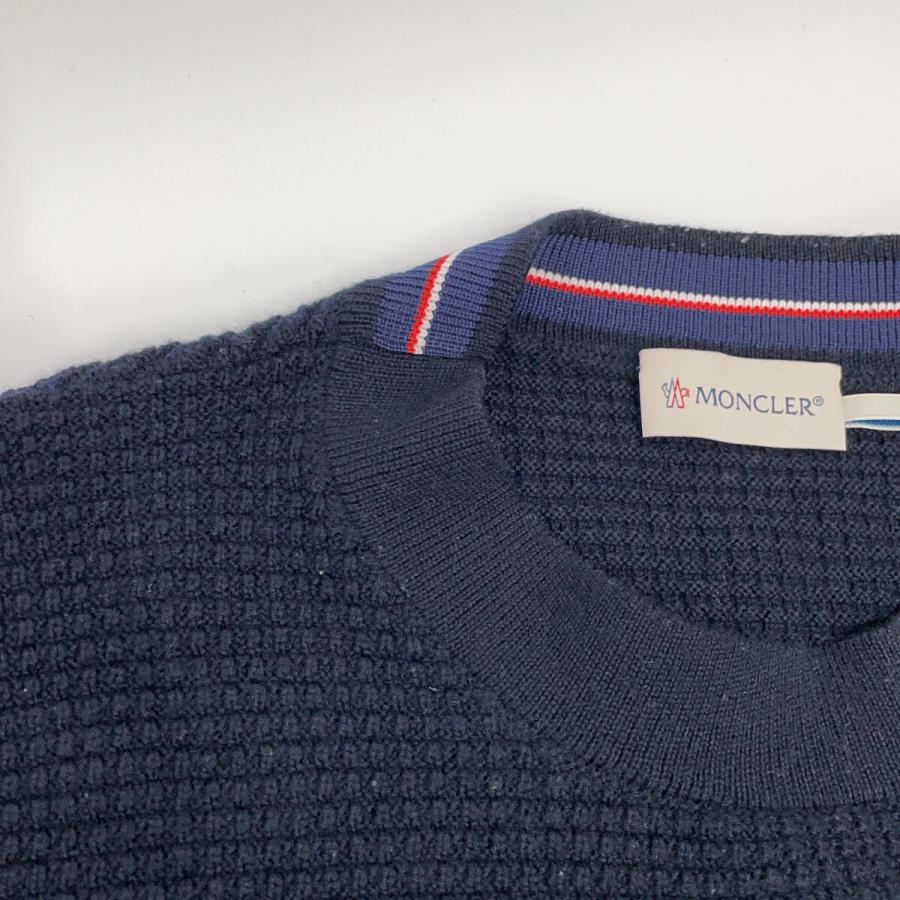 MONCLER（モンクレール） MAGLIONE TRICOT GIROCOLLO ネイビー