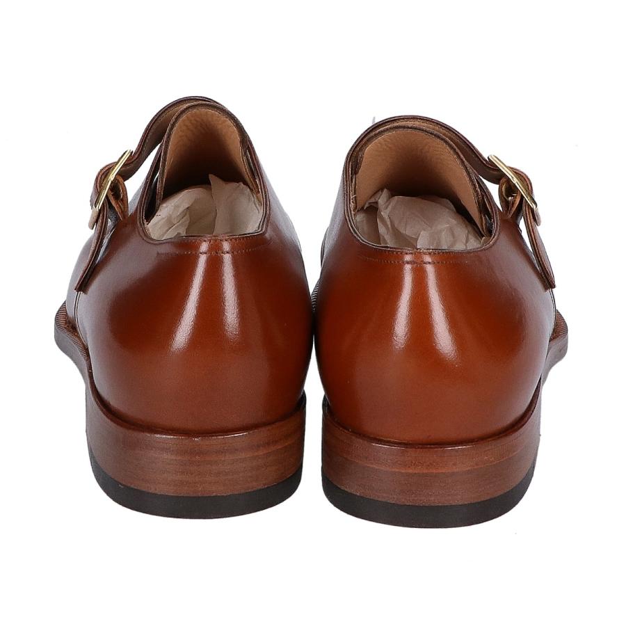 新品同様 BONORA ボノーラ ブラウン BU121 シングルモンクシューズ 7 1