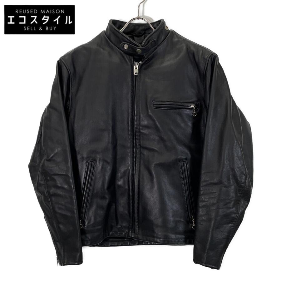 Schott N.Y.C（ショット） SCHOTT 641 ブラック 裏ボア シングル
