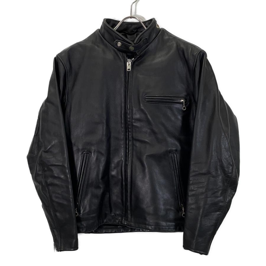 SCHOTT（ショット） 641 ブラック 裏ボア シングルライダース
