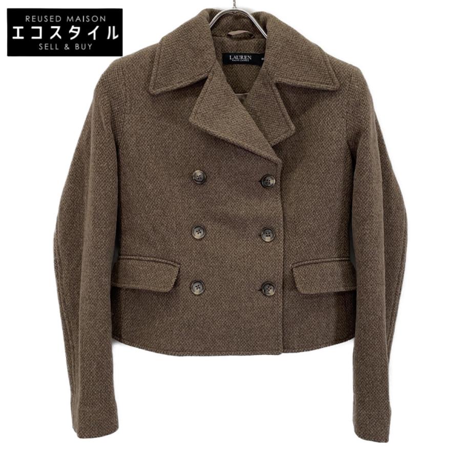 LAUREN RALPH ローレン ラルフローレン ブラウン ダブルブレステッド