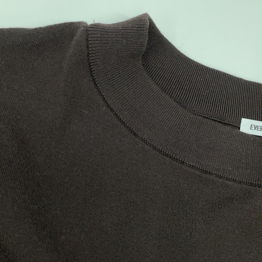 エブリデイアイライク 25AW ﾌﾞﾗｳﾝ ｳｰﾙ ﾘﾗｯｸｽ ｵﾌｼｮﾙﾀﾞｰ ﾆｯﾄ 表記なし EVERY DAY I LIKE エブリデイアイライク 25AW ブラウン ウール