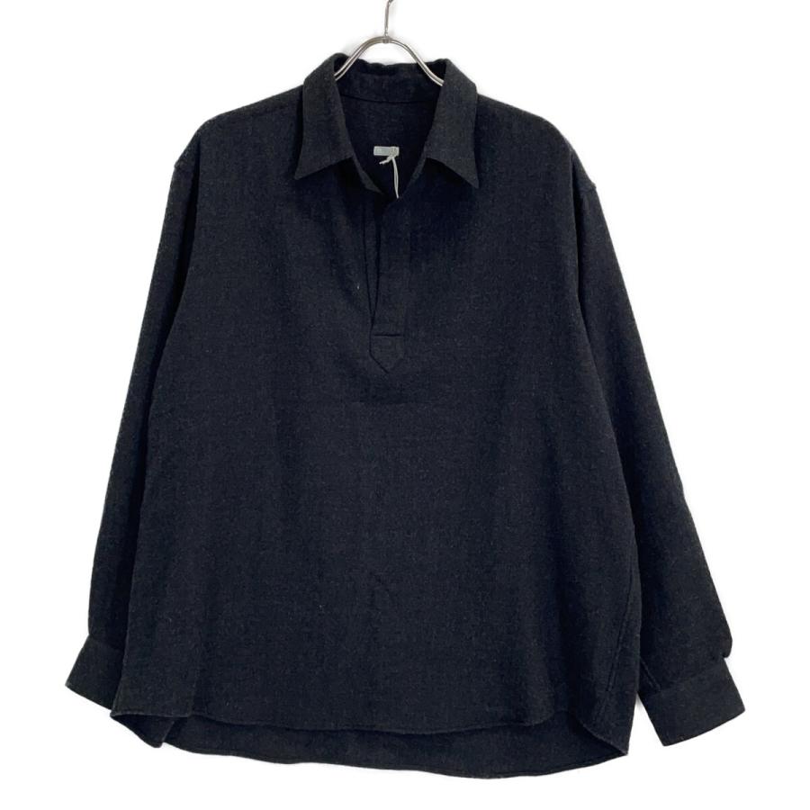 美品/25AW A.PRESSE アプレッセ 25AAP-02-11 Wool Skipper Shirt