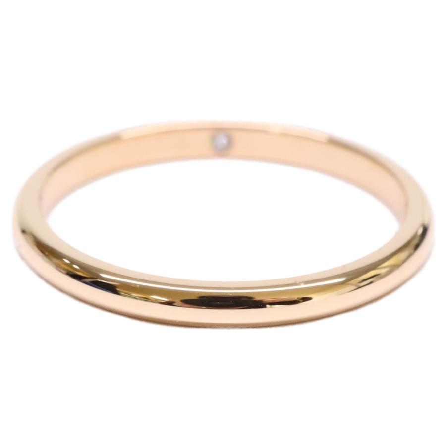 ショーメ 750YG フィデリテ 1Pダイヤ リング CHAUMET（ショーメ） 美品 750YG フィデリテ 1Pダイヤ リング リング