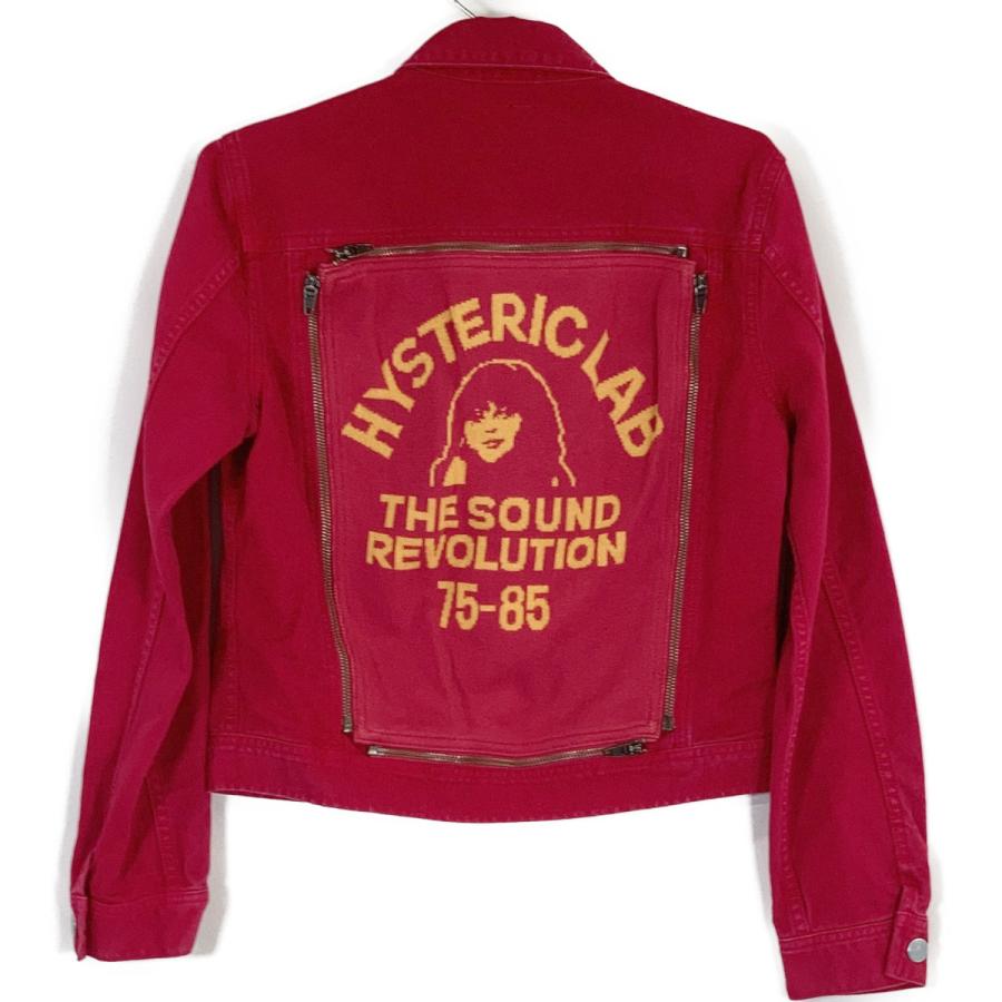 HYSTERIC GLAMOUR ヒステリックグラマー レッド コットンジャケット