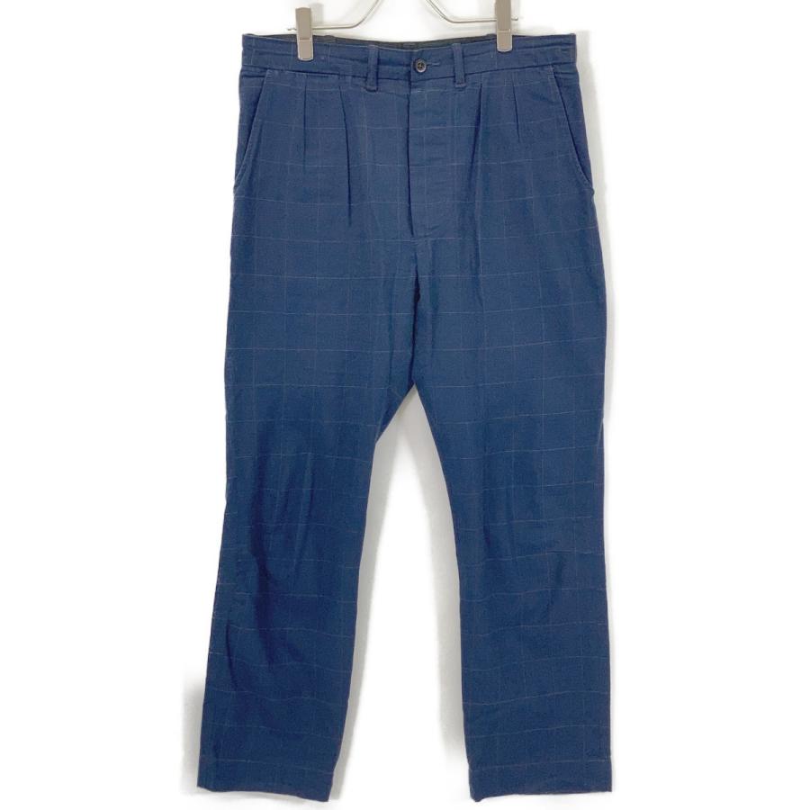 RRL ダブルアールエル ネイビー コットン×ウール×リネン 3P