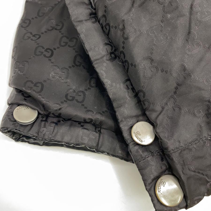 GUCCI（グッチ） 185390 ブラック GG柄 リバーシブル ダウンジャケット