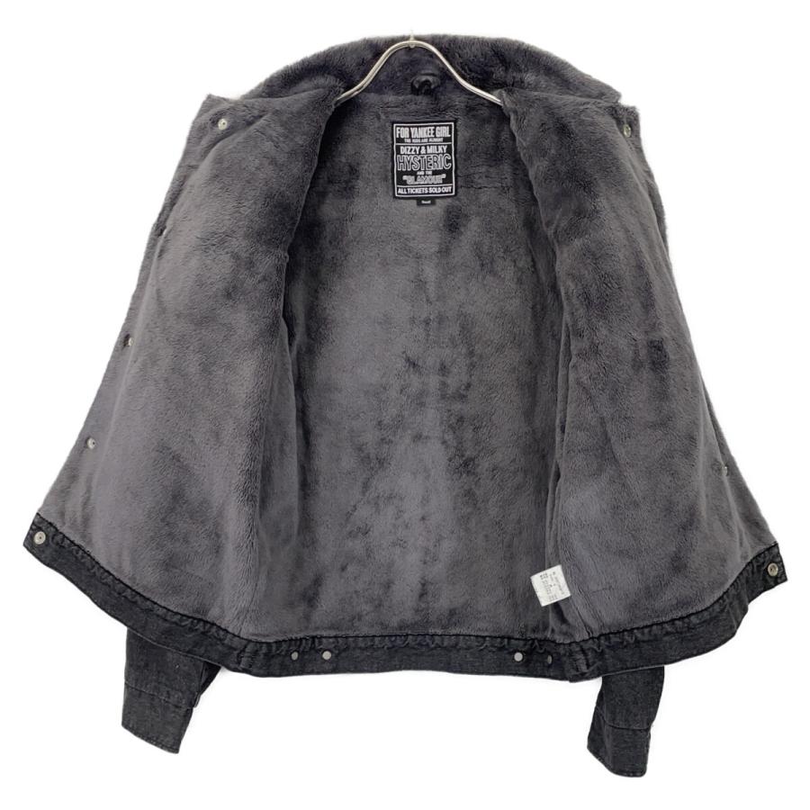 最終価格】新品 HYSTERIC GLAMOUR レオパード刺繍ボアジャケット HYSTERIC GLAMOUR（ヒステリックグラマー） 02213AB13 刺繍 デニムボア