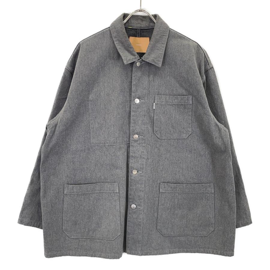 graphpaper グラフペーパー デニムシャツ グレー 未使用 Graphpaper グラフペーパー GM231-30110B グレー Colorfast Denim