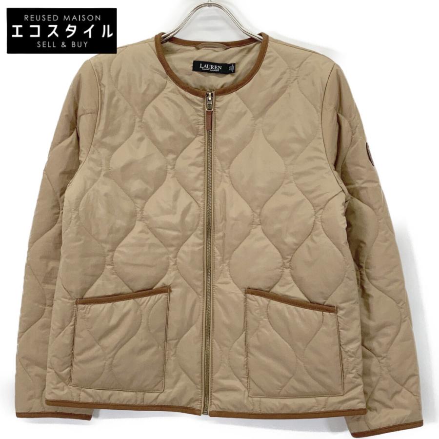 ローレン ラルフローレン ベージュ ツイルトリム オニオンキルテッド 