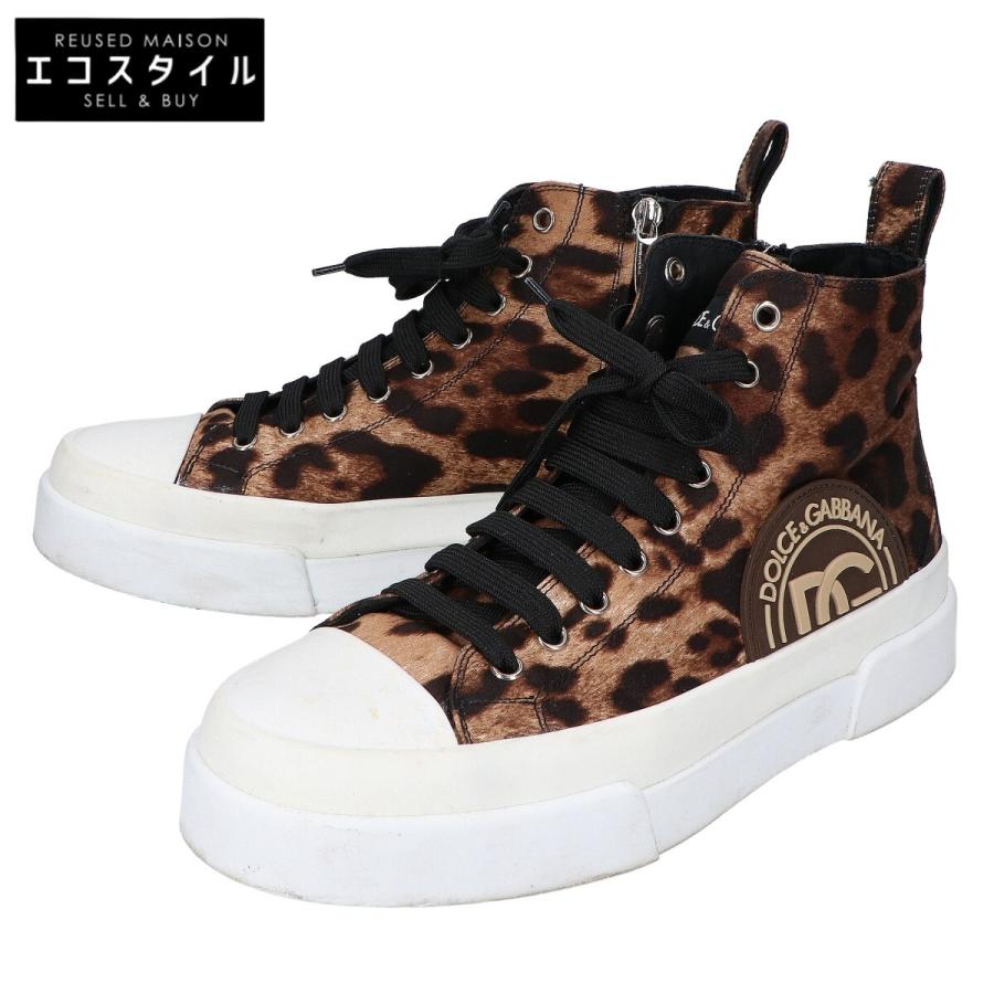 23AW DOLCE＆GABBANAドルチェアンドガッバーナ レオパード柄 ミドル