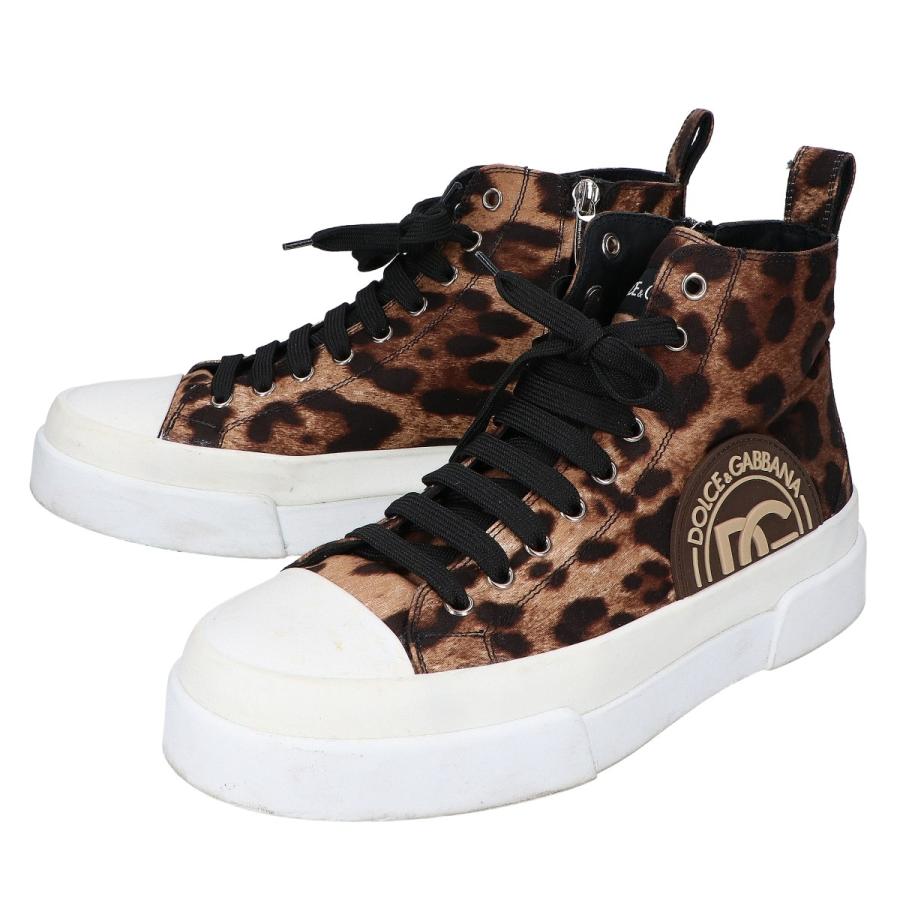 23AW DOLCE＆GABBANAドルチェアンドガッバーナ レオパード柄 ミドル 