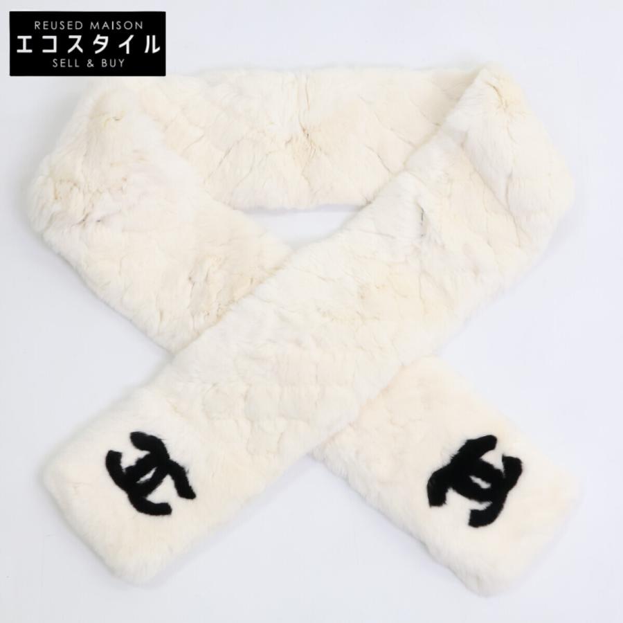 CHANEL オリラグマフラー CHANEL（シャネル） 新品同様 Orylag/オリラグ ラビットファー ココ