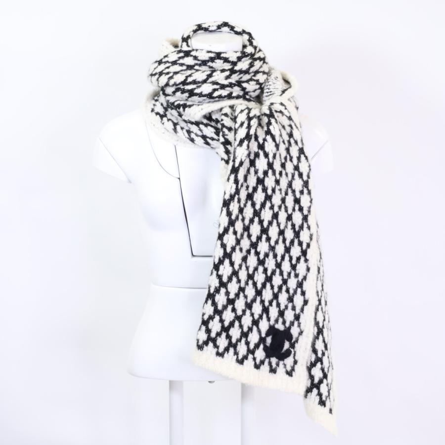 CHANEL（シャネル） カシミヤ ココマーク マトラッセ マフラー 