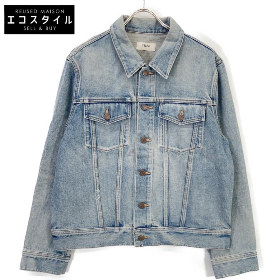 CELINE（セリーヌ） 643E2Q01807VD ブルー デニムジャケット ブルー L