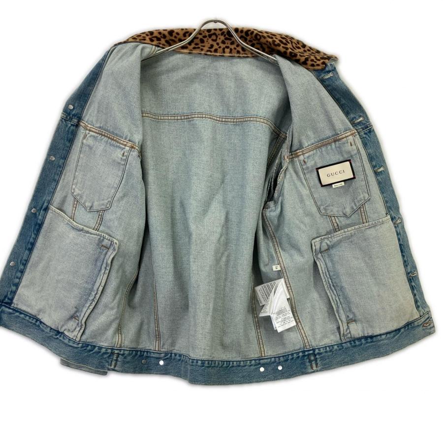 GUCCI（グッチ） 美品 452413 ハラコカラー ペイントデニムジャケット