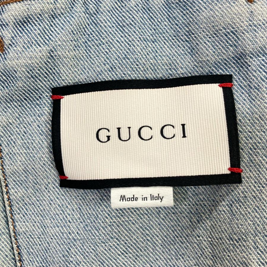 GUCCI（グッチ） 美品 452413 ハラコカラー ペイントデニムジャケット
