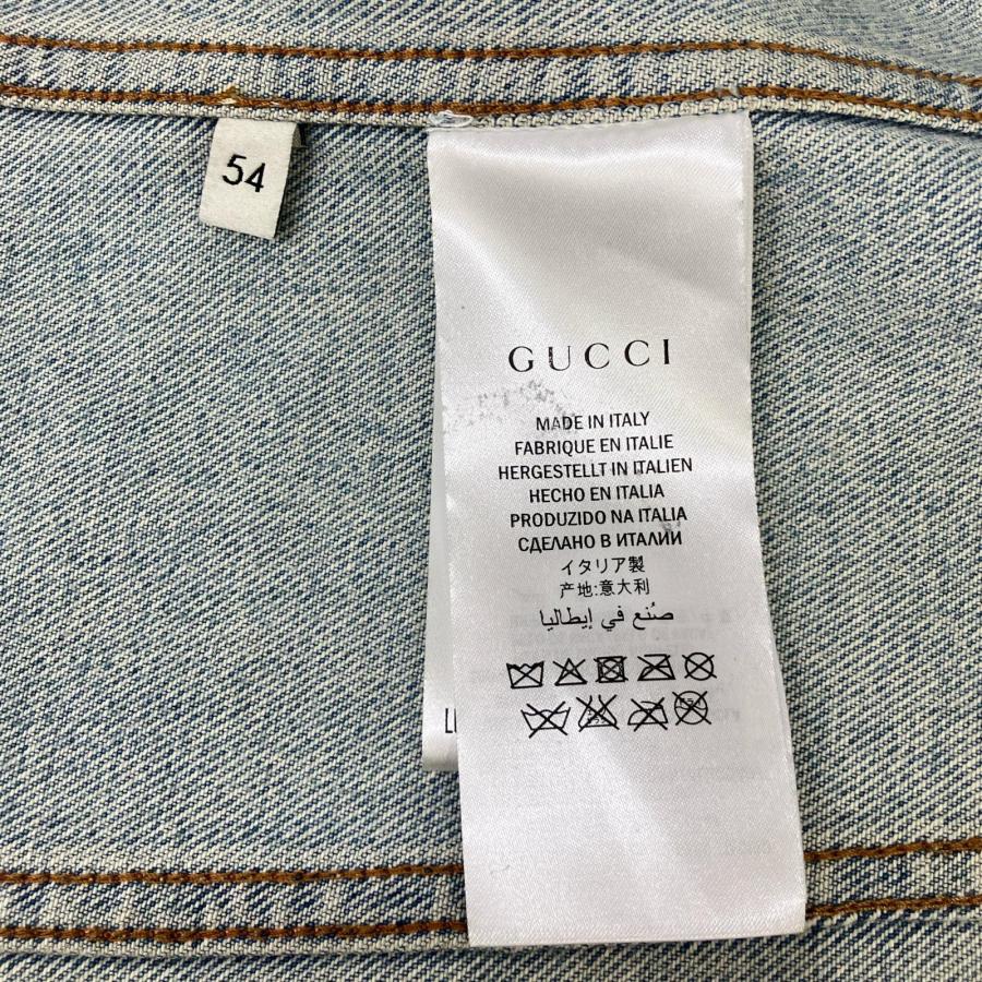 GUCCI（グッチ） 美品 452413 ハラコカラー ペイントデニムジャケット